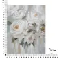OBRAZ NA PŁÓTNIE CREM FLOWER 80x3,7x100 cm